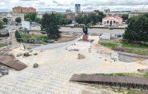 Работы на площади и в парке «ДОРА» вышли на финишную прямую