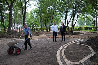 К концу лета в Уссурийске появится новый сквер