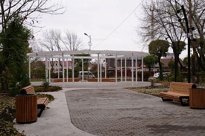 Новый сквер на Краснознаменной готов встречать горожан