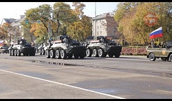 Военный парад в честь 80-летия 5‑ой армии прошёл в Уссурийске