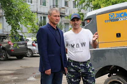 Ремонт межквартальных проездов идет полным ходом