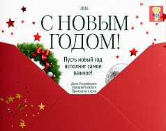 Поздравление с Новым годом от председателя Думы Уссурийска