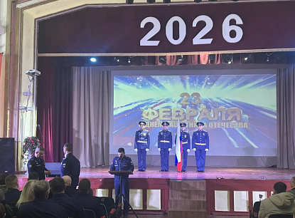 В селе Воздвиженка с наступающим праздником поздравили защитников Отечества